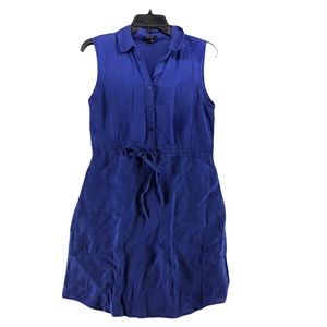 Theory size 0 blue women sleeveless blouse